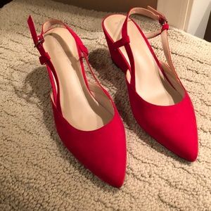 Market & Spruce Suede Wedge Sandal